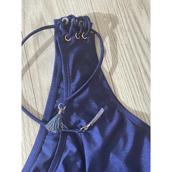 NWT LYSA SZ: 3X / 26W Navy 2 Piece Tankini - Picture 5 of 12